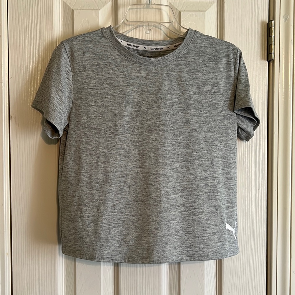 PUMA Gray Athletic Shirt S